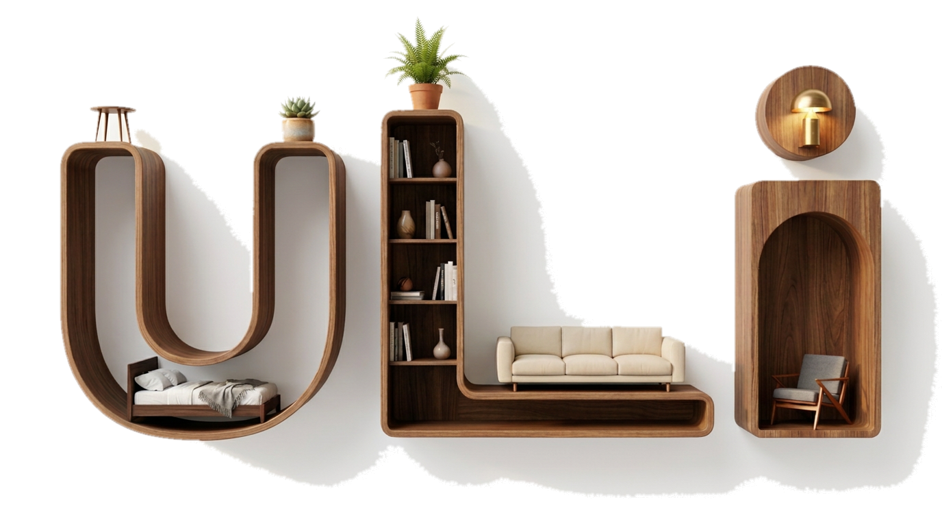 ULI — Miniature furniture shelf display